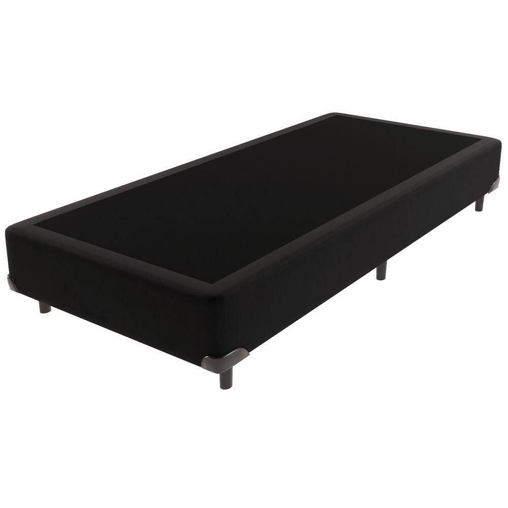 Cama Box Solteirão Preto V-store 96x203x44