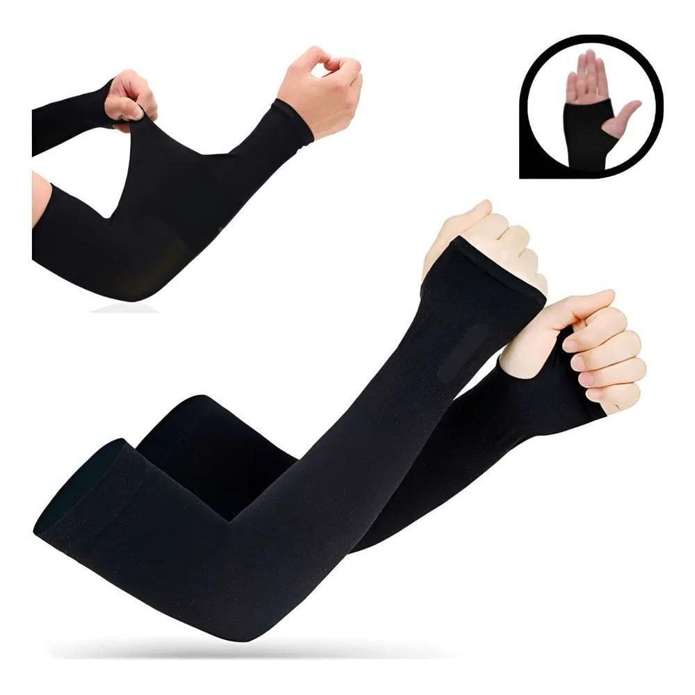 Manguito Manga Proteção Solar Uv Par Protetor Braço Cicl Pre
