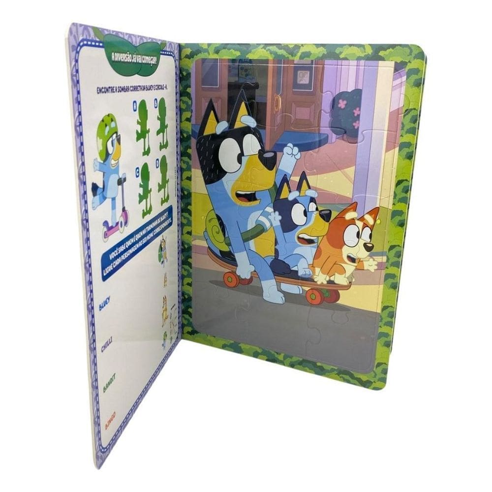 Bluey - Atividades Com Quebra-Cabeça