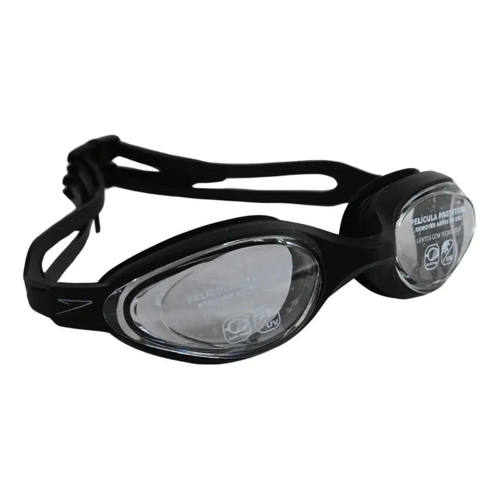 Óculos Natação Speedo Hydrovision Uv Antiembaçamento Ad Pret
