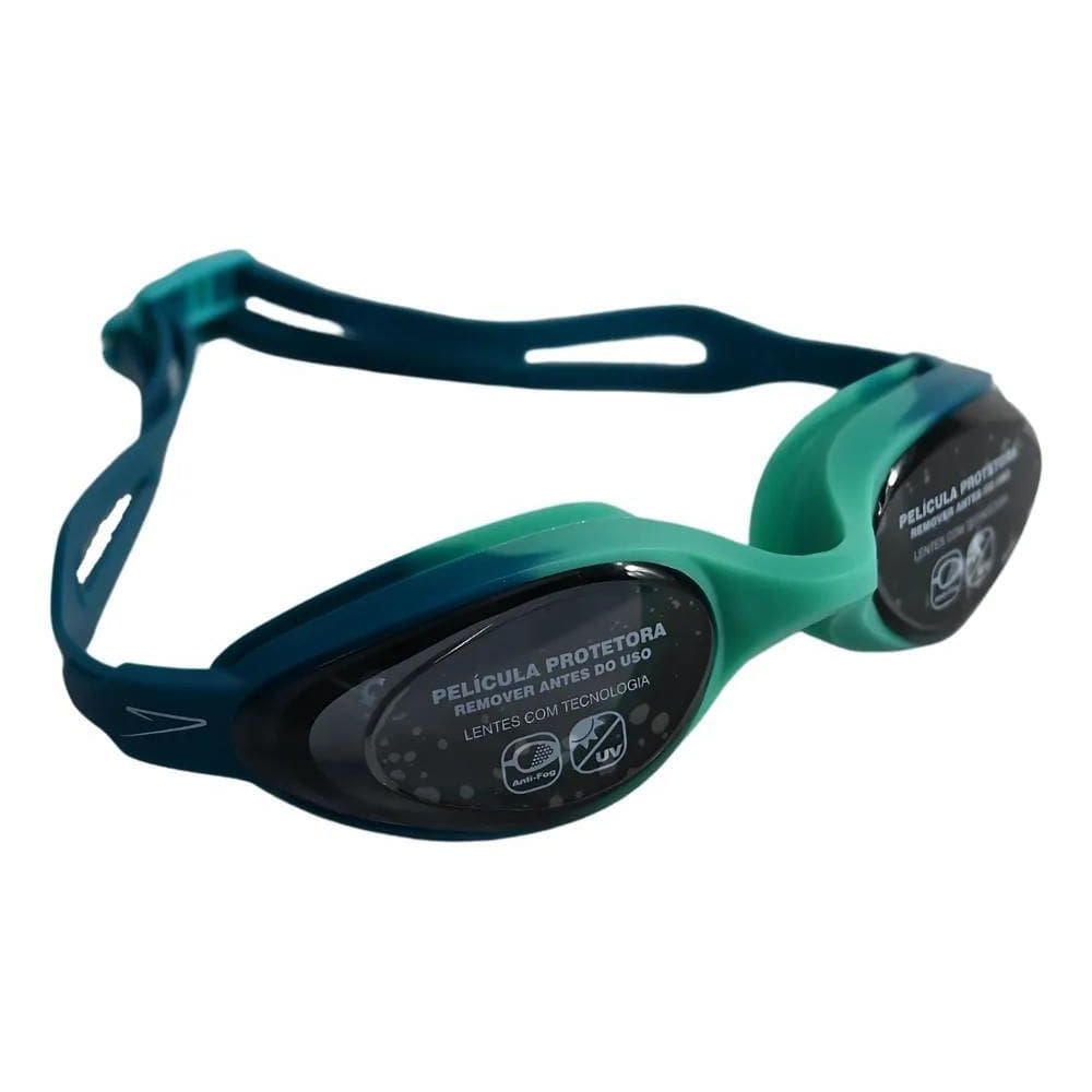 Óculos Natação Speedo Hydrovision Uv Antiembaçamento Ad Verd