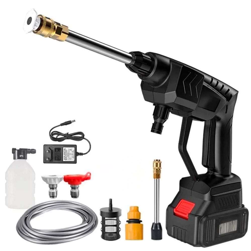 Lavadora Pressão 48V Recarregável Com Pistola Jato