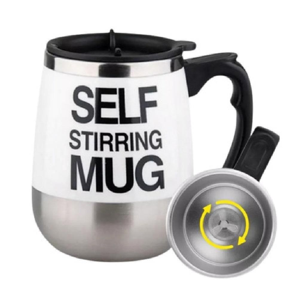 Caneca Mixer Elétrica Portátil Copo Automática 400ml Shake Whey Café Bebidas Achocolatado Mexedora