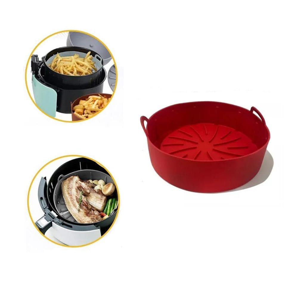 Forma Silicone Reforçada Fritadeira Elétrica Airfryer