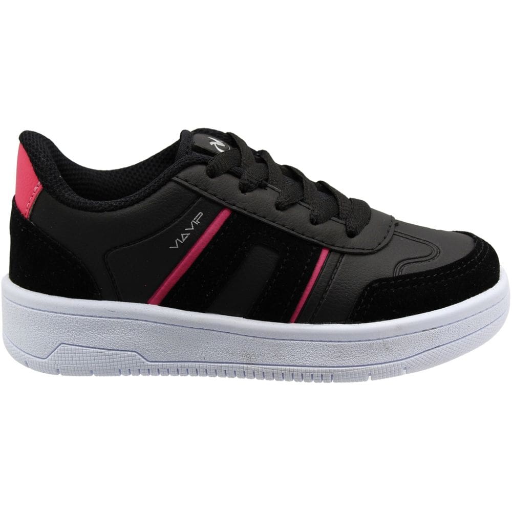 Tênis Infantil Via Vip Escolar Juvenil Camurça Menina