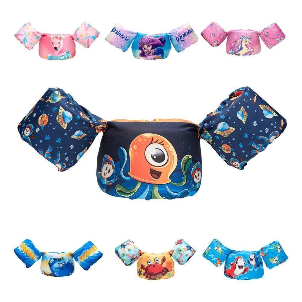 Colete Flutuador Infantil Salva Vidas Não Fura Astronauta