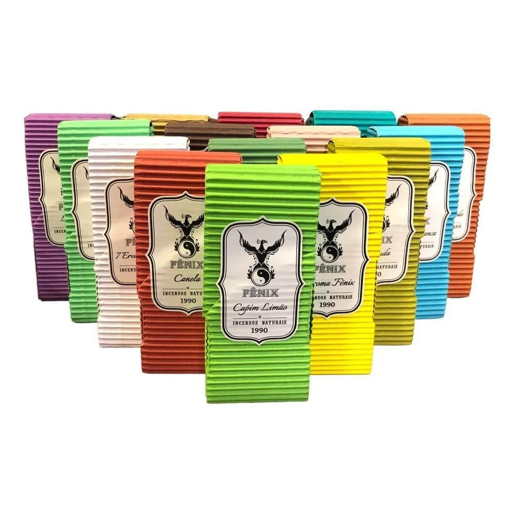 2X Incenso Natural Fênix Artesanal - Escolha Seu Aroma