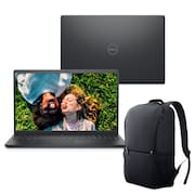 Notebook Dell Inspiron 15.6” Full HD Intel Core 3-100U 8GB 512GB SSD Win 11 Preto Carbono + Mochila I15-I3100-M15PB