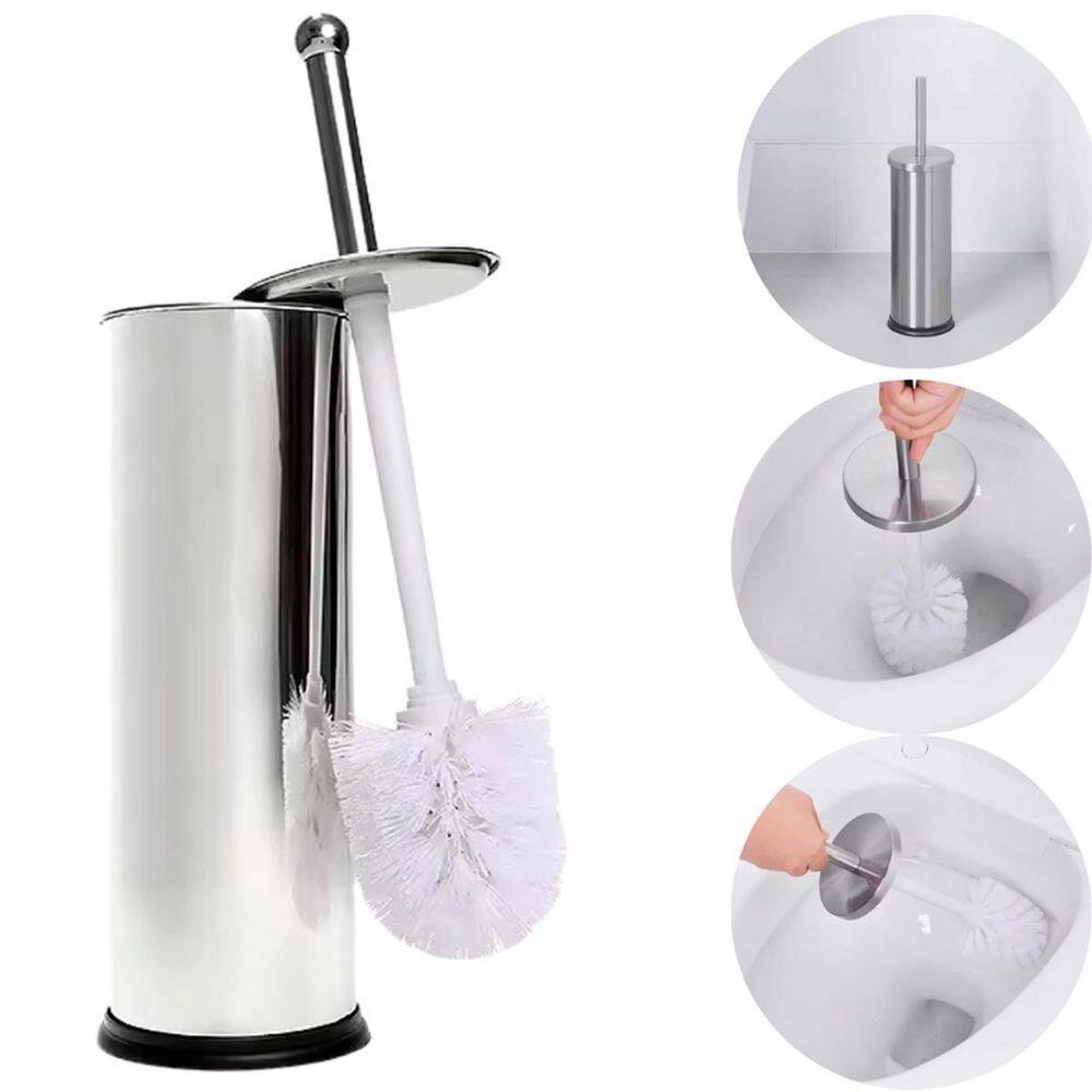 Escovinha Luxo Banheiro Inox Aço Higiene Sanitária
