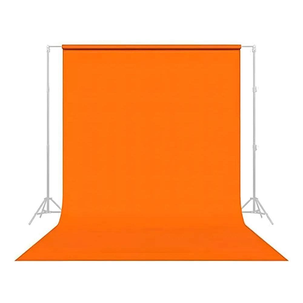 Tecido Chroma Key 5,00 X 1,90 Fundo Fotografico In Laranja