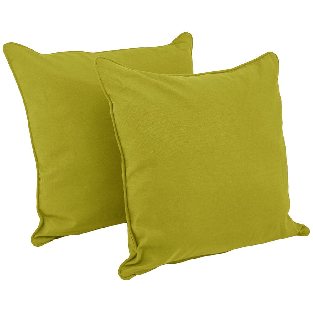 Almofadas de chão Blazing Needles 63x63x25 cm Conjunto de 2 Mojito Lime