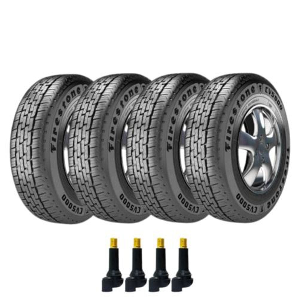 Combo 4 Pneus 225/75r16c 121/120r Cv5000 Firestone + Bico