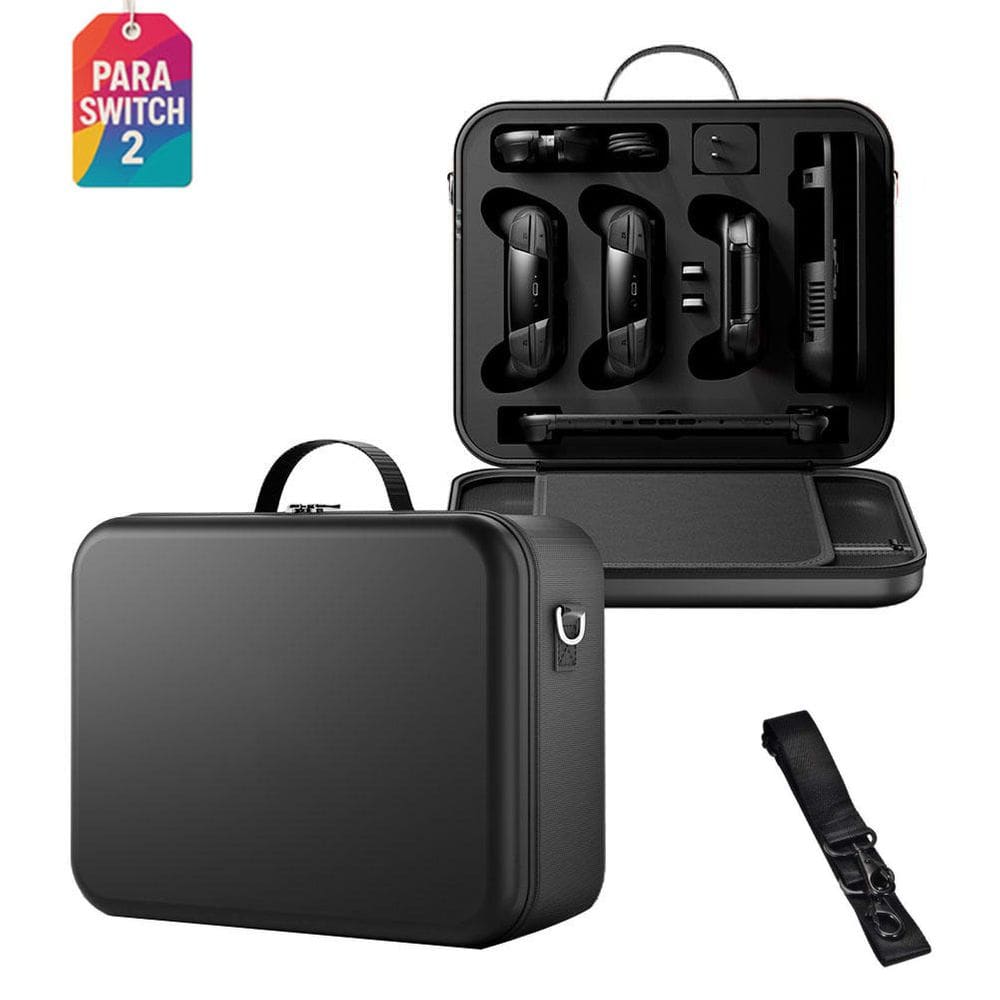 Bolsa Nintendo Switch 2 Viagem Grande Cabe Todos Acessórios Com 2 Controles Pro