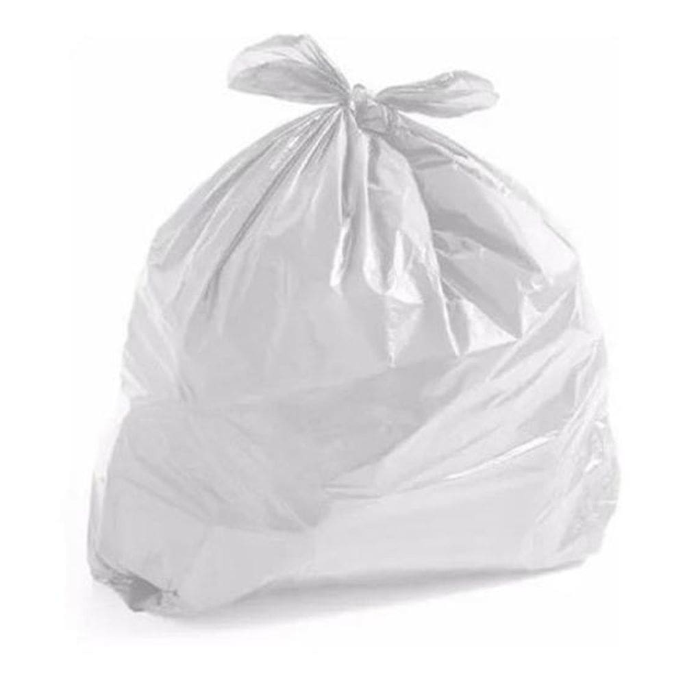Saco De Lixo Leitoso Branco 200L Micra 0,08 100 Unidades