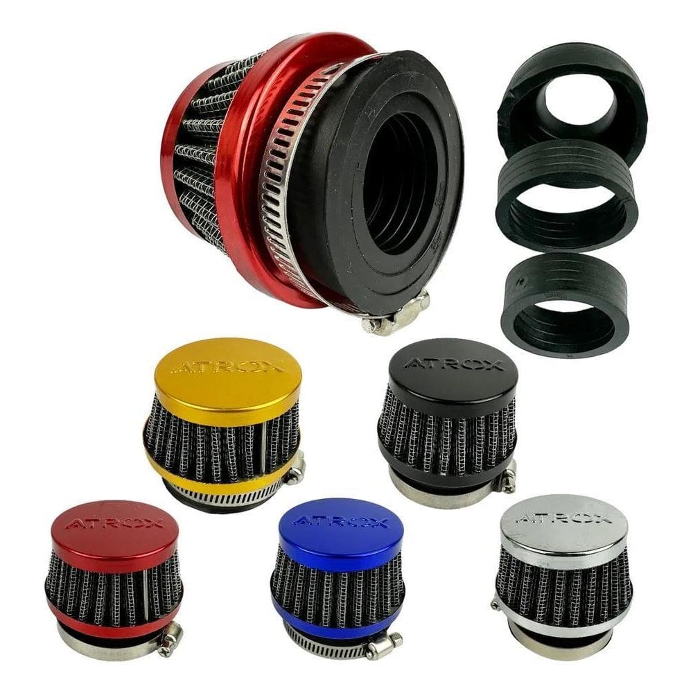 Filtro Ar Esportivo Moto Cg Titan Fan 125 150 160 Vermelho