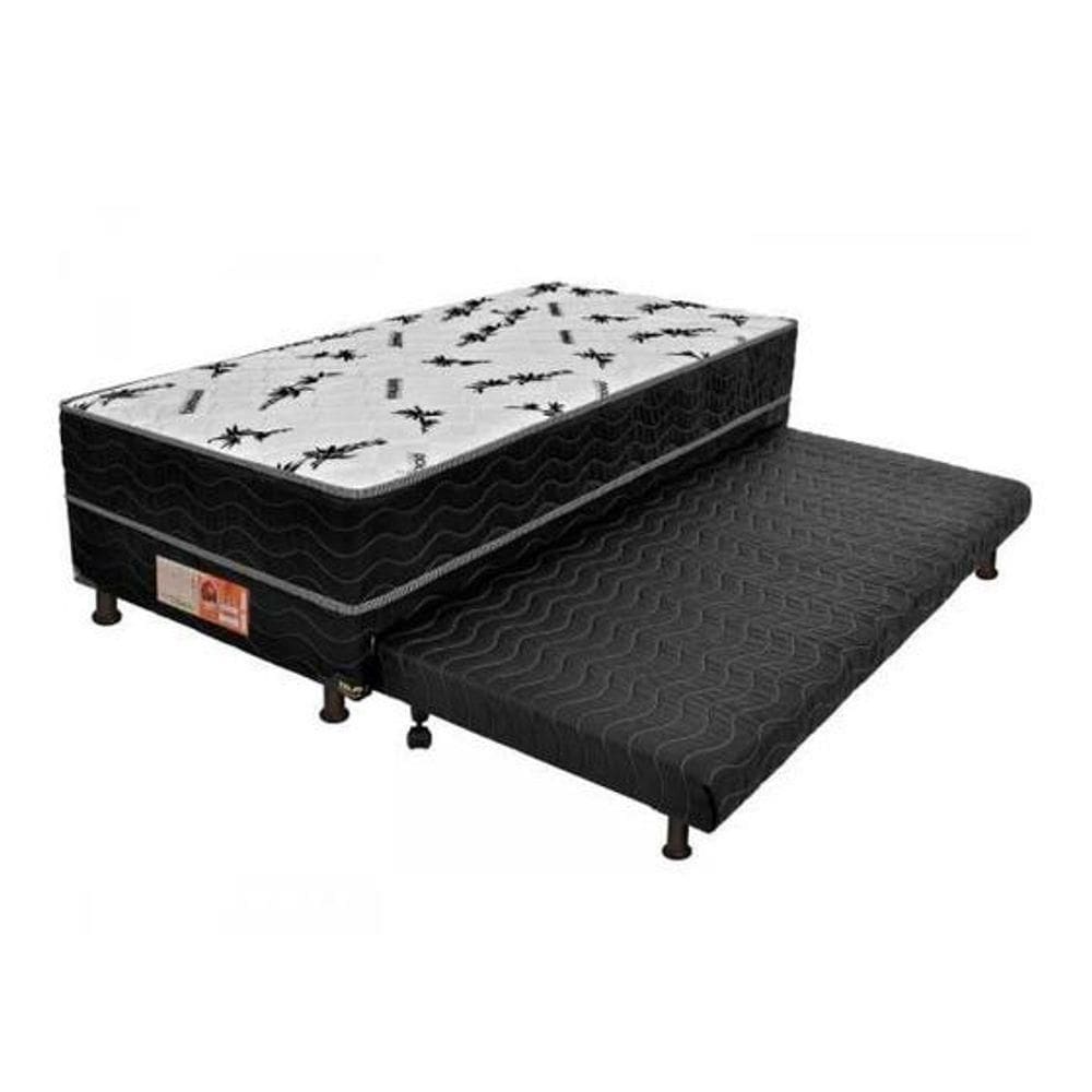 Bicama Solteiro Colchão Conjugado Com Cama Auxiliar 5cm