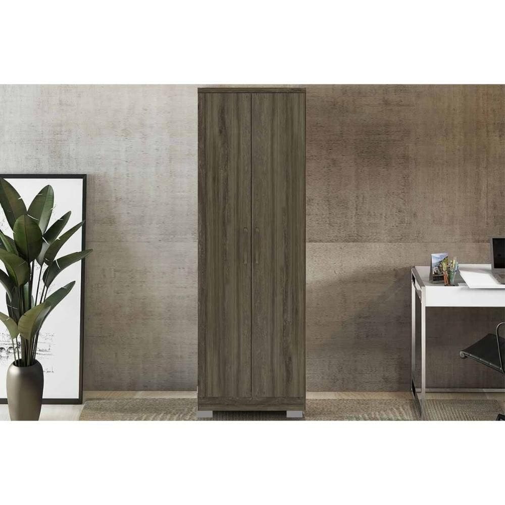 Armário Sapateira Solteiro 424 C- 2 Portas E Pés Legno - Carraro