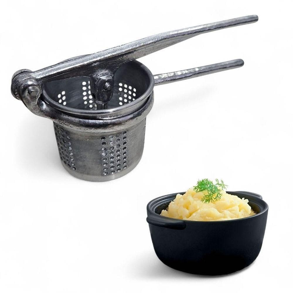 Espremedor Amassador De Batatas Alumínio Purê Pratico