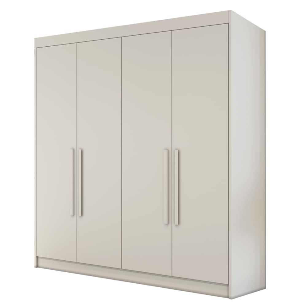 Guarda Roupas Casal 4 Portas 3 Gavetas 100% MDF Tunis