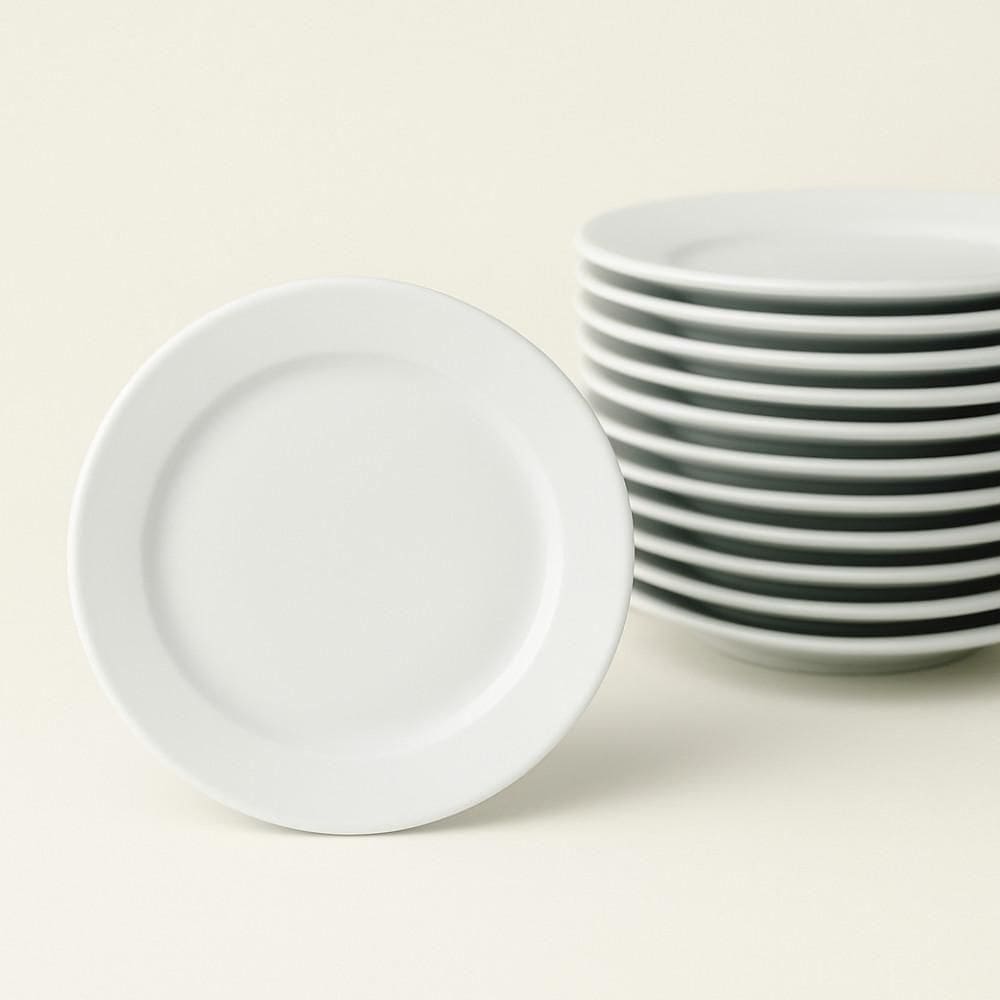 Conjunto 4 Pratos Sobremesa Tramontina Paola Porcelana 21 Cm