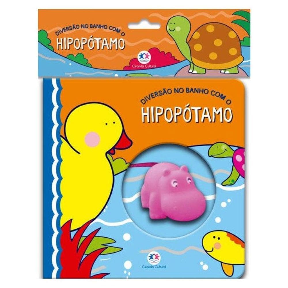 Diversão No Banho Com O Hipopótamo