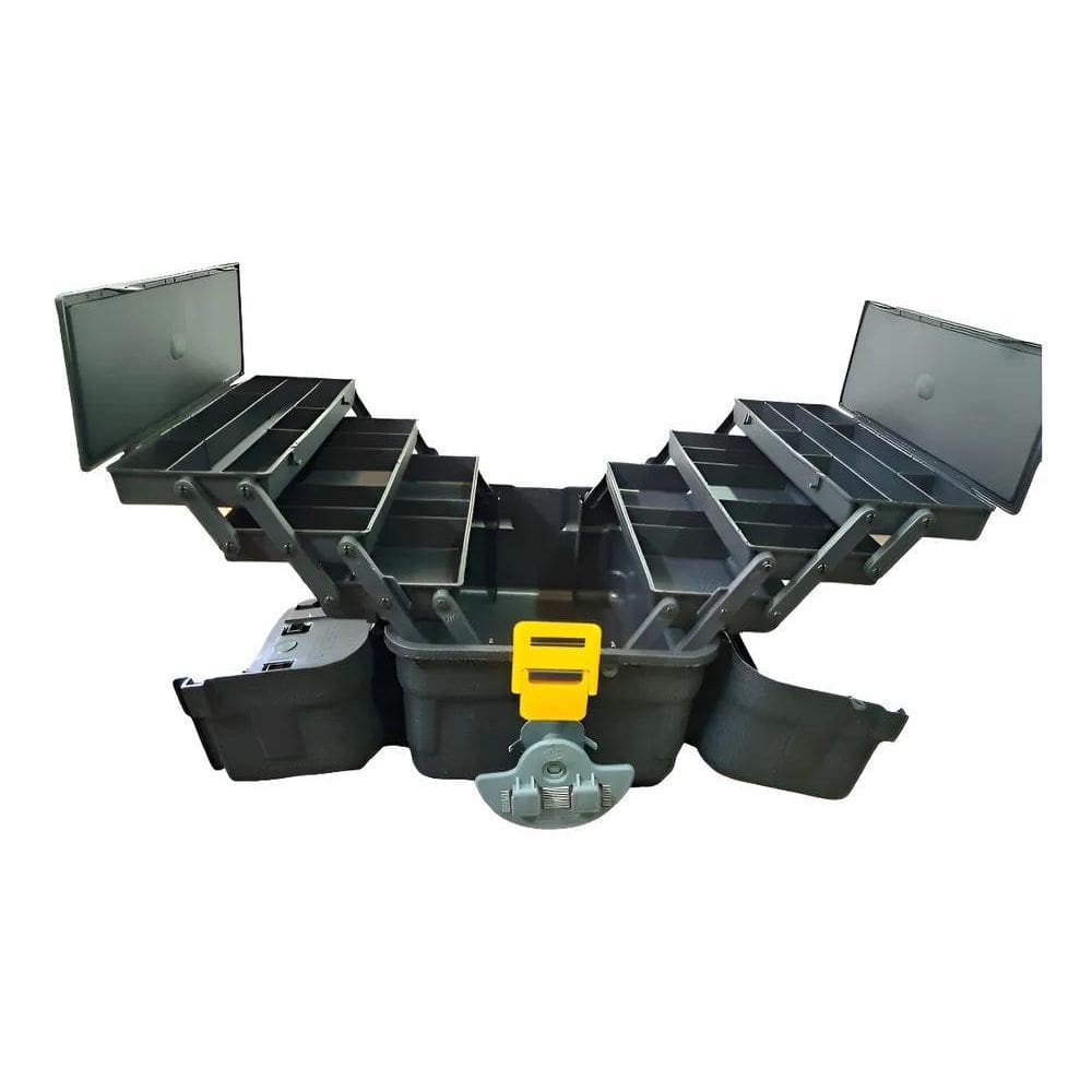 Maleta De Pesca 6 Bandeja Articuladas Porta Copos Hi Estojos