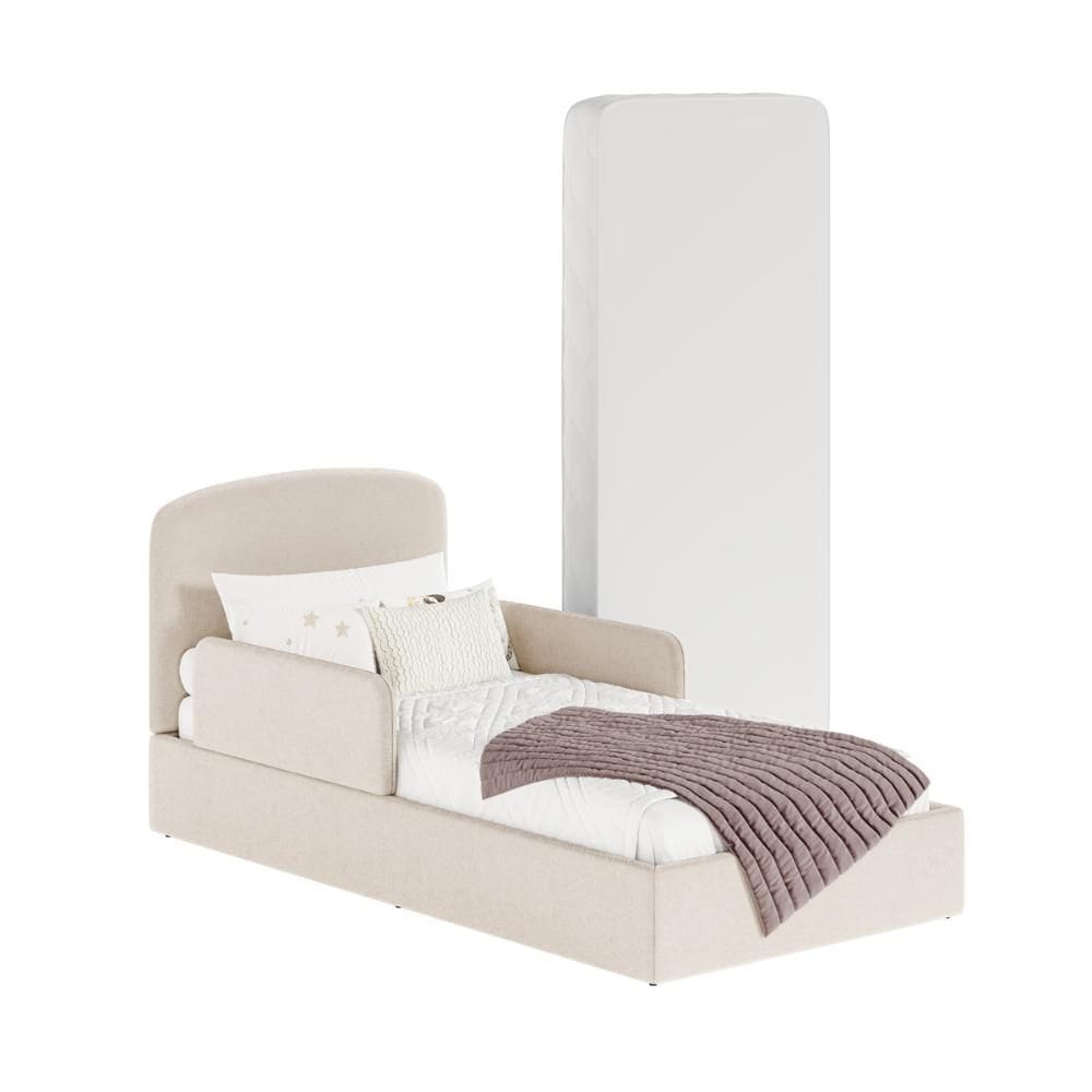 Cama Montessoriana Infantil Romeo C/ Colchão e Apoio Lateral