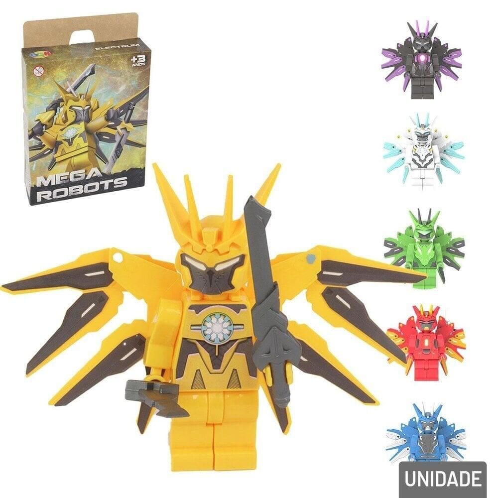Boneco Mega Robots Color - Tudo em Caixa