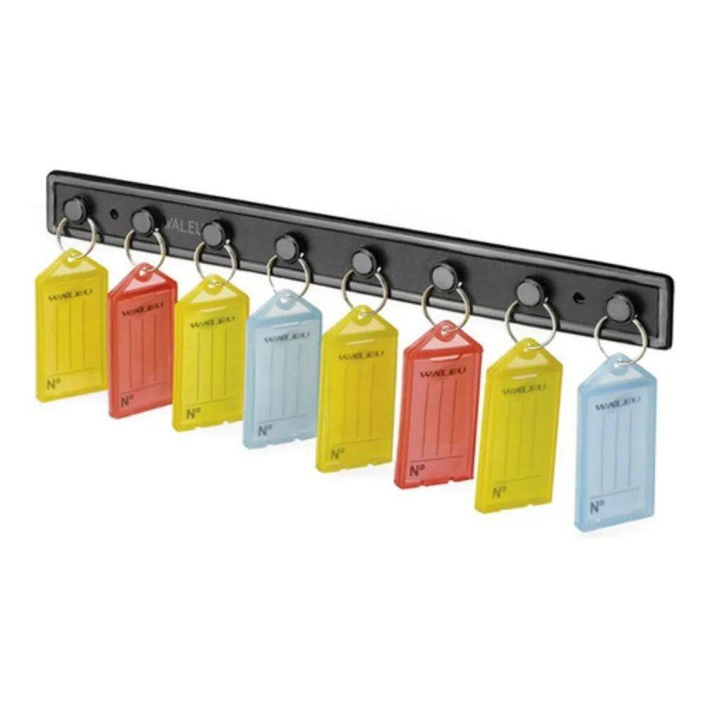 3X Suporte Organizador De Chaves Com 8 Chaveiros Co