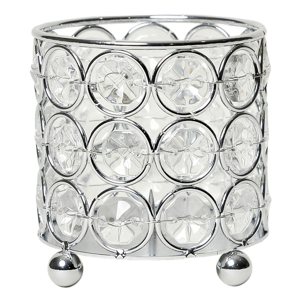 Vaso, castiçal Elegant Designs HG1000-CHR Elipse