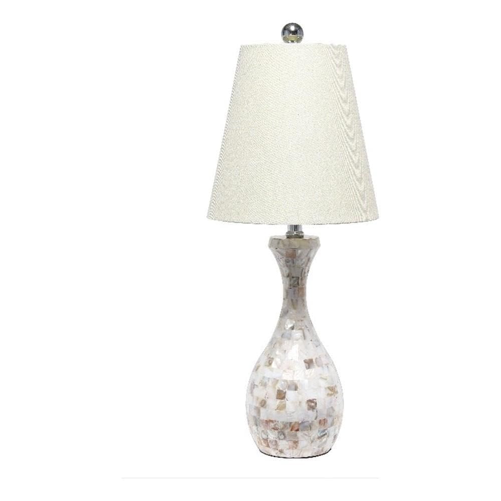 Lâmpada Elegant Designs LT3336-MOP Coastal Seashell Mosaic