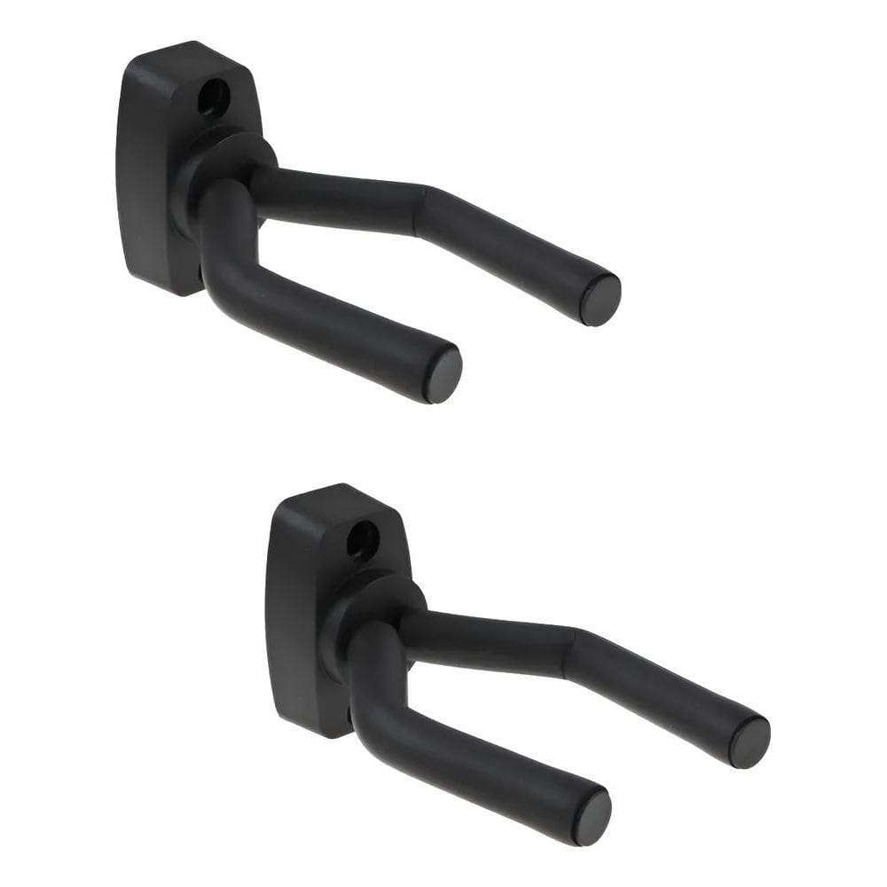 Kit 02 Suporte De Parede Violão Guitarra Musical Forte Preto