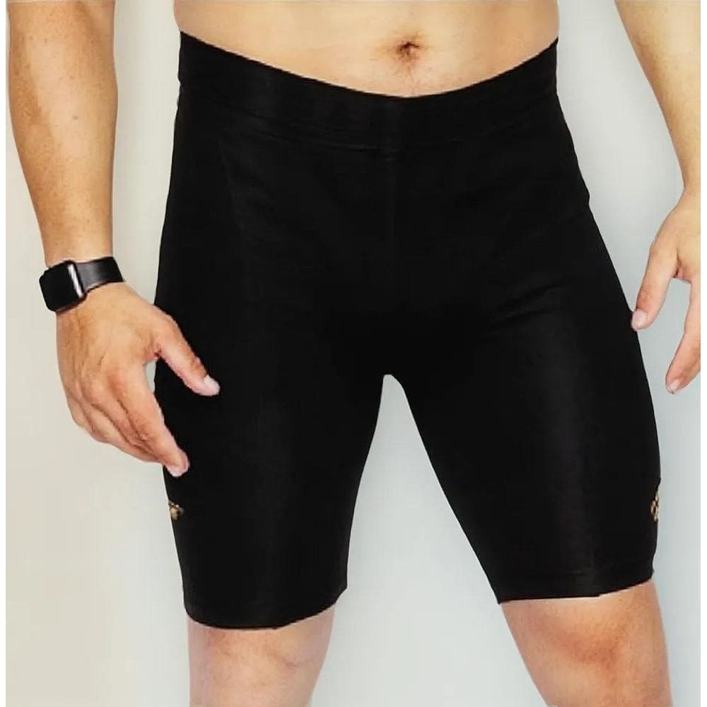 Bermuda Ciclismo Bike Masculina C/Forro Gel E Bolso Preto G