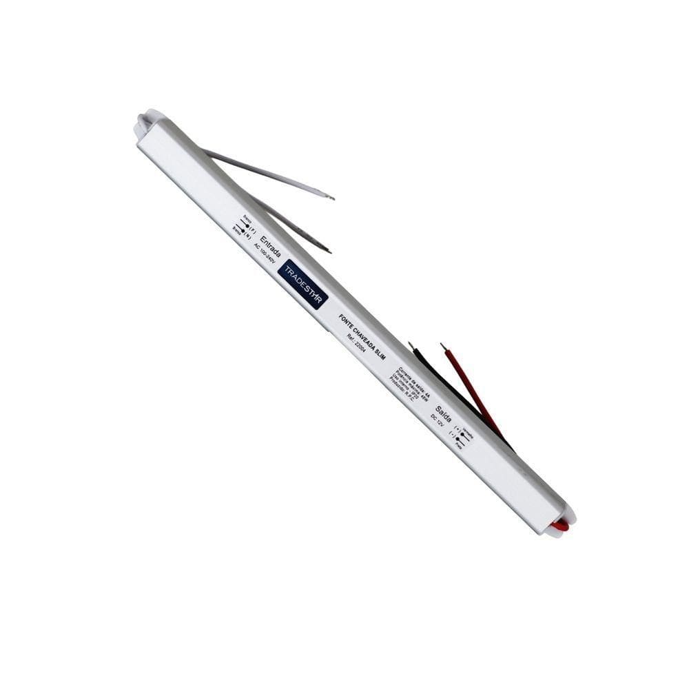 Fonte Led Slim 48w 4a 12v Tradestar