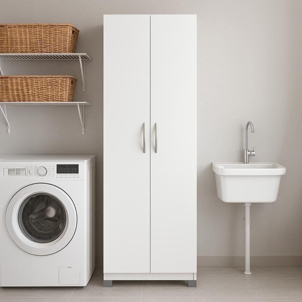 Armário Multiuso Ditália 2 Portas -579 Branco