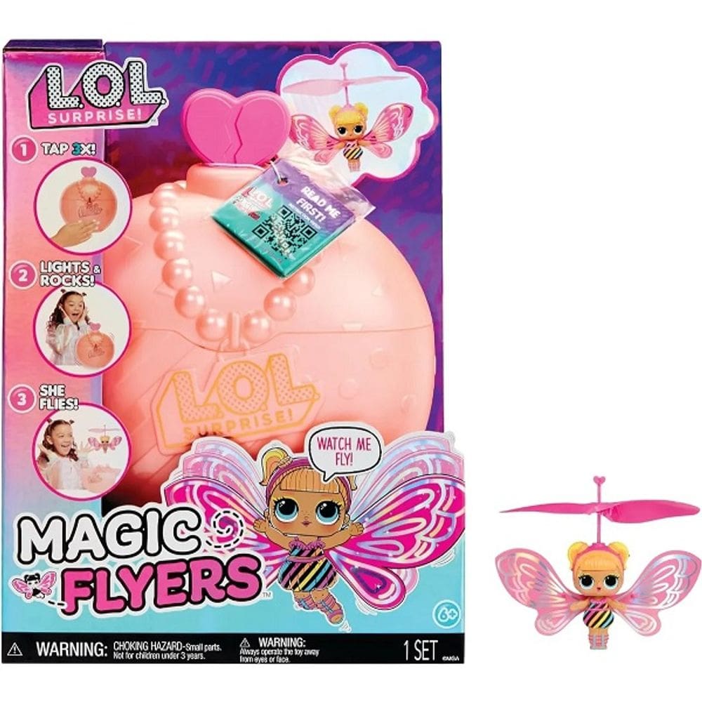 Boneca Lol Surprise L.O.L. Magic Flyers Flutter Star – Boneca voadora na sua mão - MGA
