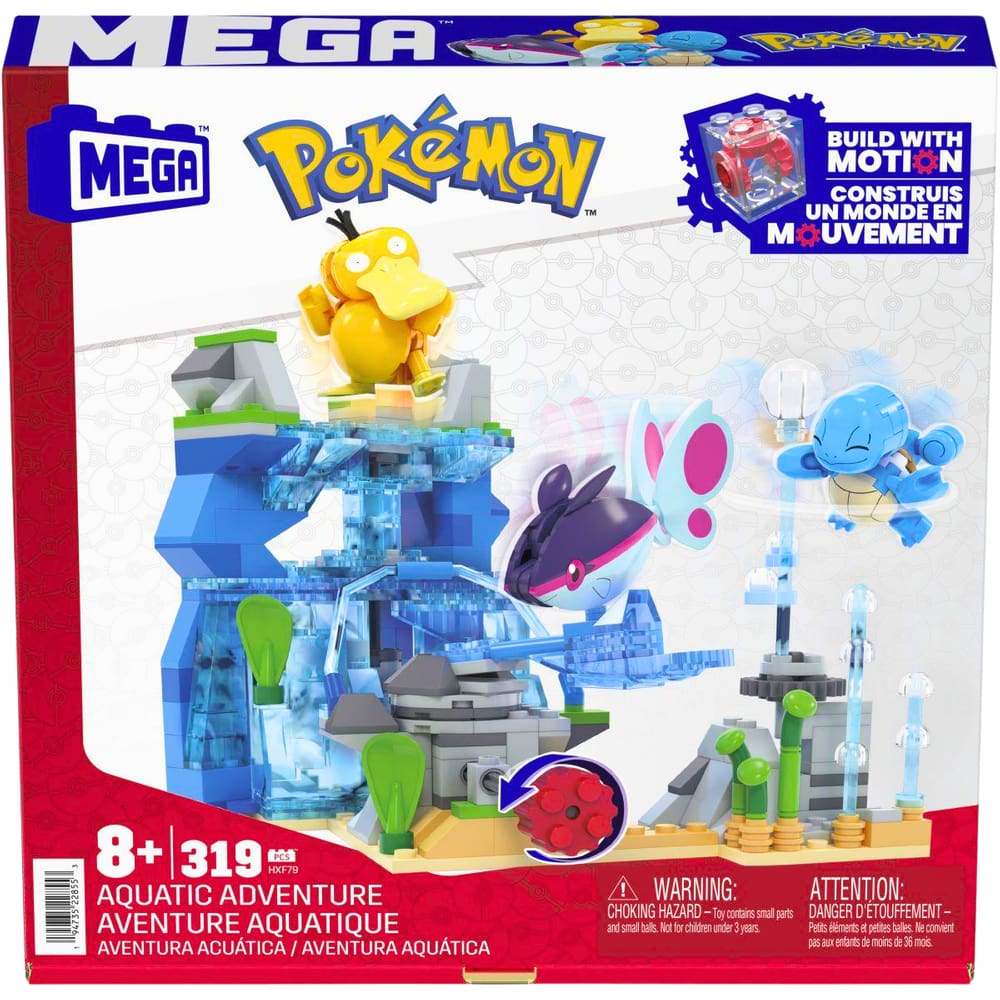 Mega Construx Pokémon Conjunto Aventura Aquática HXF79 Matel