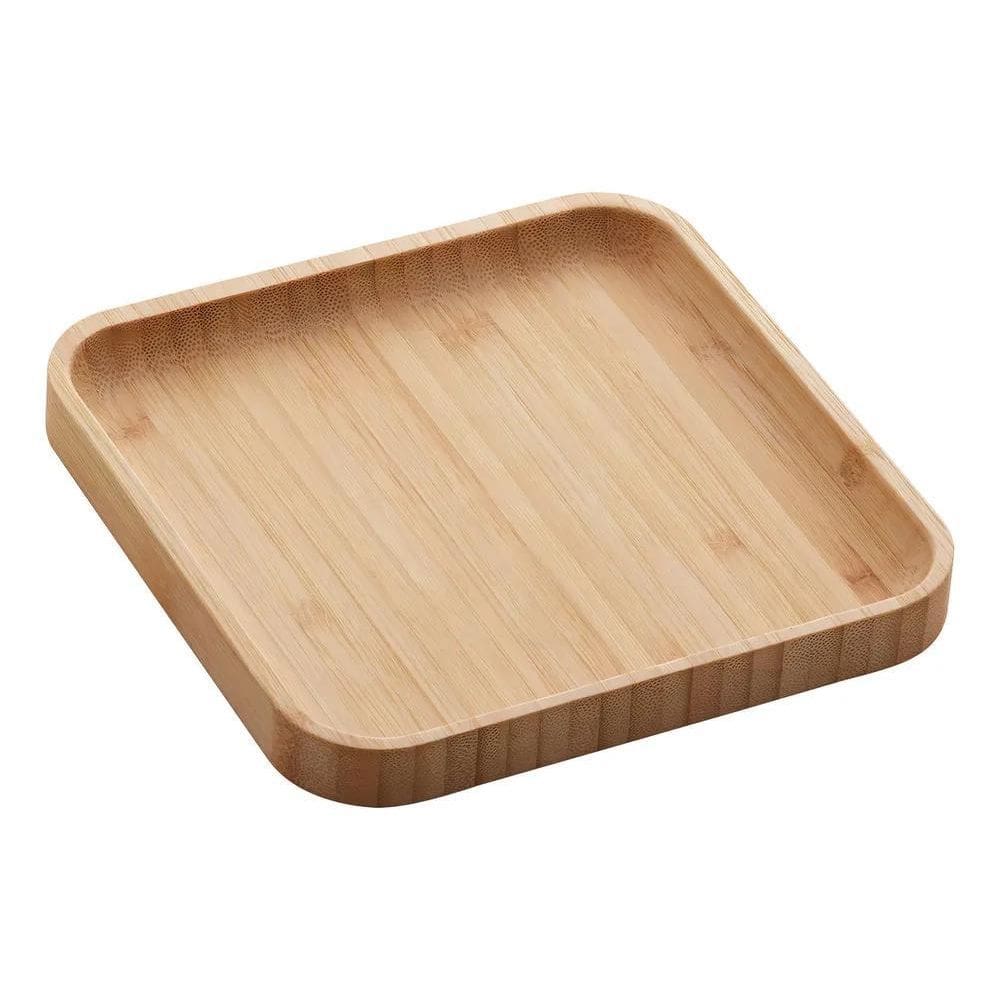 Bandeja De Bambu Square 17X17X1,5Cm