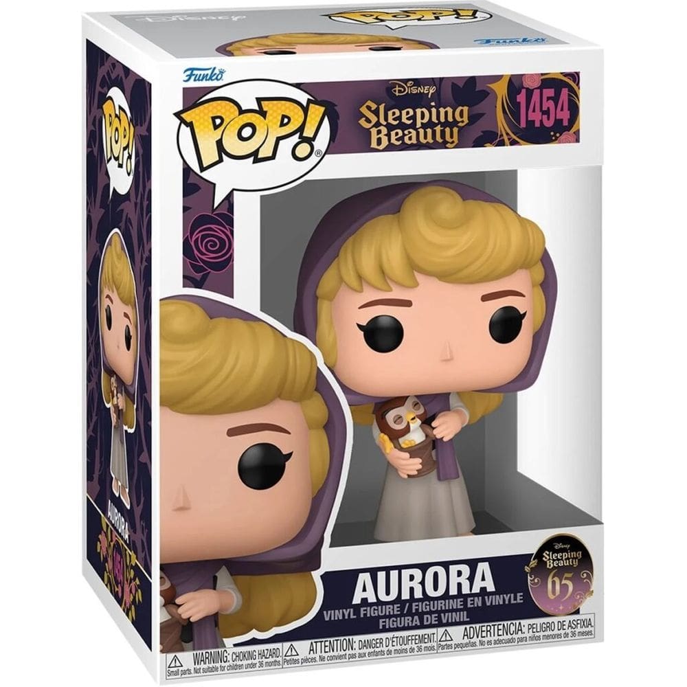 Funko Pop Aurora 1454 Com Coruja Disney A Bela Adormecida Sleeping Beauty
