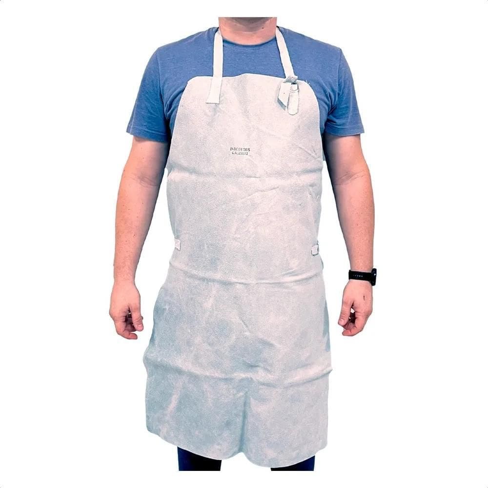 Avental De Raspa Cinza Indcouros Para Solda Ca 25977