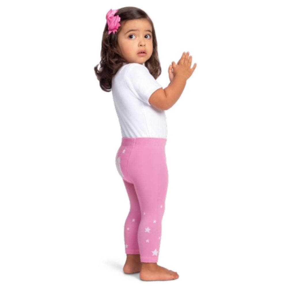 Meia Calça Legging Baby Infantil Menina Lupo.