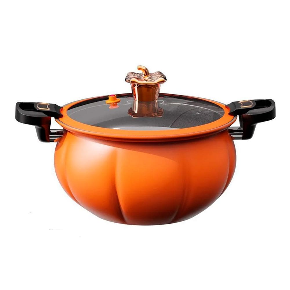 Panela Micro Pressão Formato Abóbora Cozinha Rápida