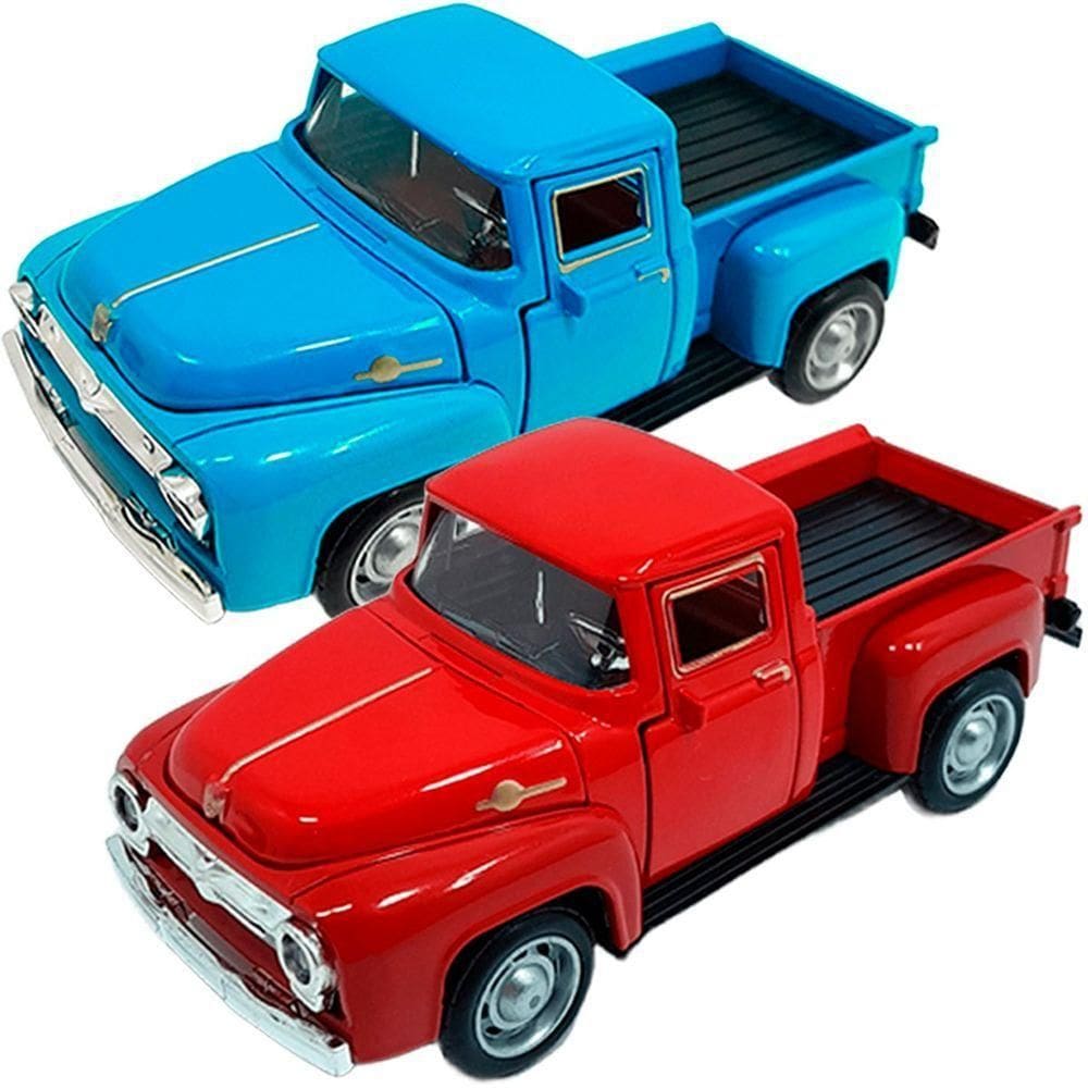 Miniaturas Camionete Carrinho Pickup F-100 Kit 2pçs Em Metal