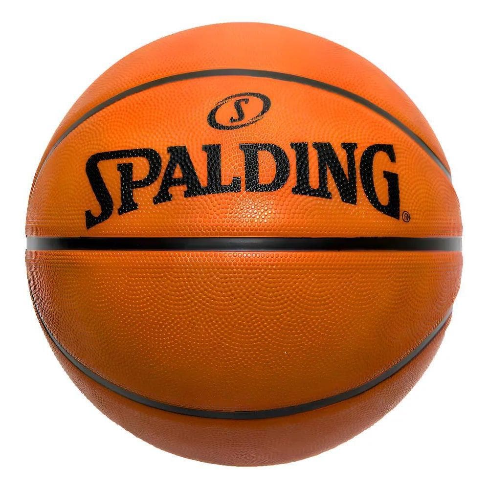 Bola De Basquete Spalding Basic Sz7 Laranja Claro
