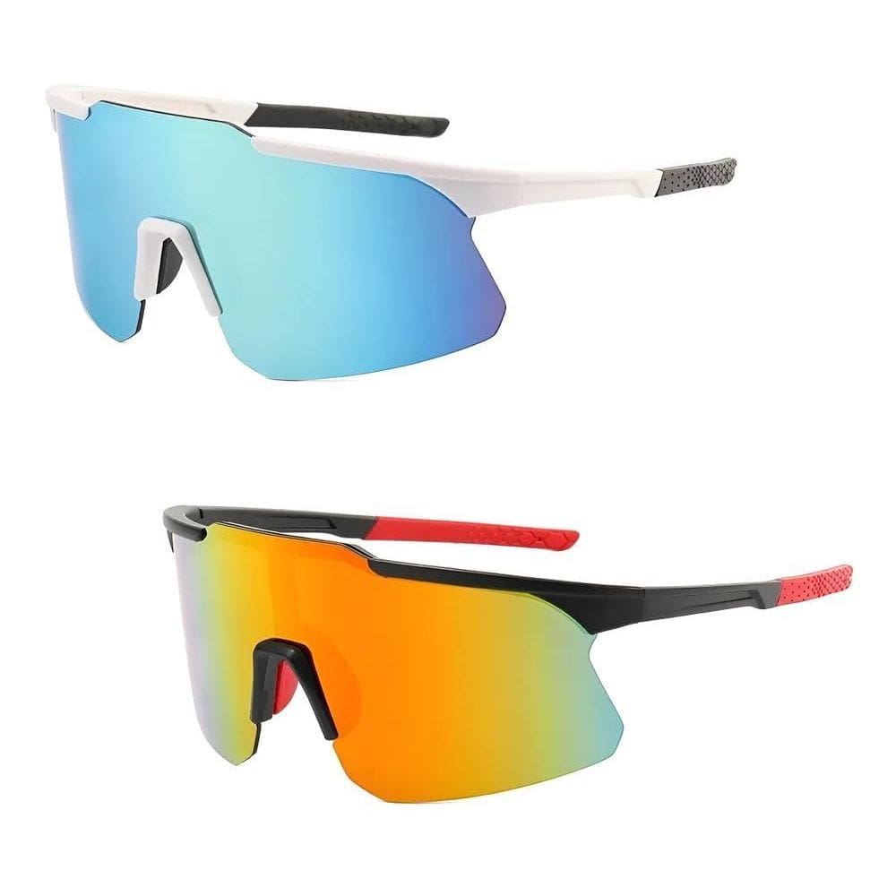 Kit 2 Óculos Esportivo Ciclismo Beach Tennis Proteção Uv400