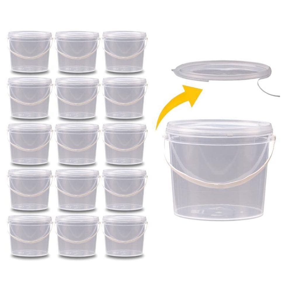 Balde 2.2L Para Cerveja Artesanal - Kit 15 Pçs