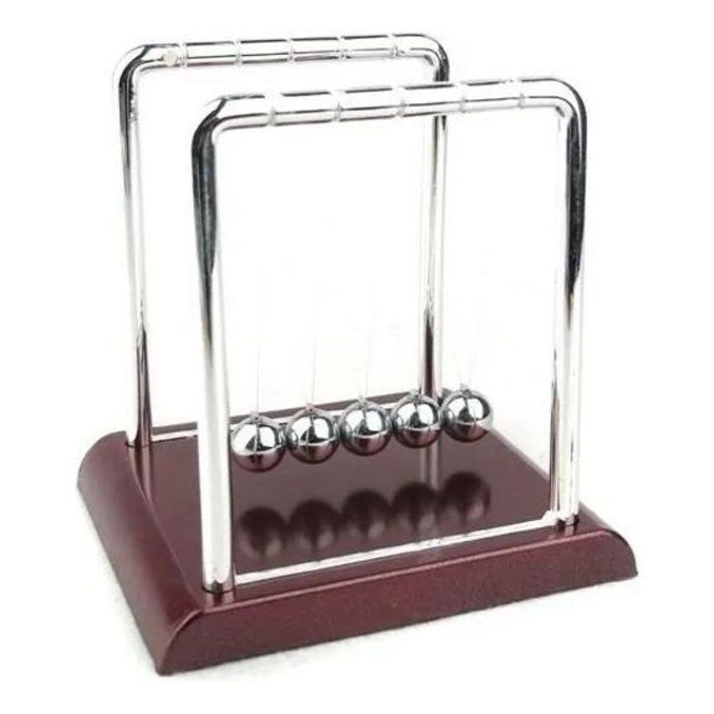 10X Pendulo De Newton Pequeno Decoração Escritório Jogo De