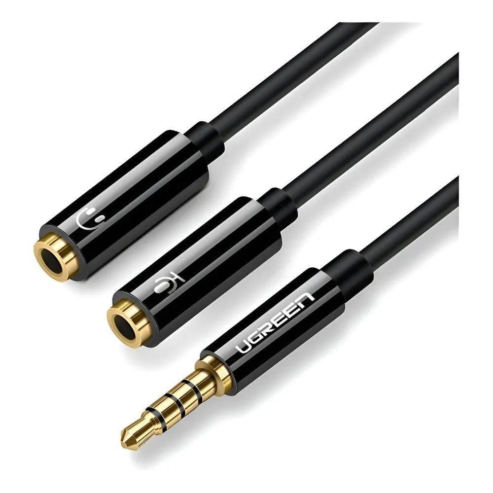 Ugreen Divisor Splitter P3 Fone De Ouvido P2 E Mic Fone P2