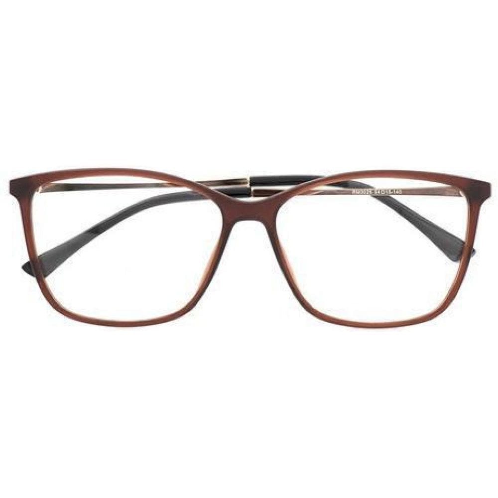 Armação Óculos Grau Quadrado Caio Marrom