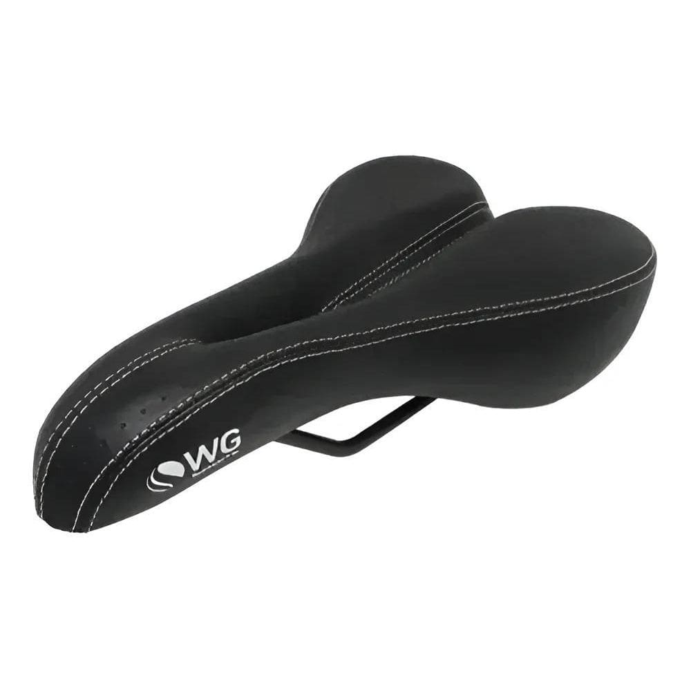 Selim De Bicicleta Mtb Vazado Wg Sports Preto